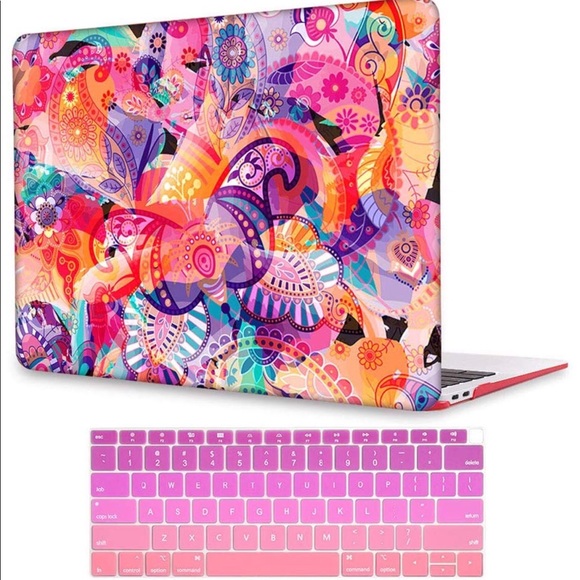 Floral Print Hard Case Macbook Air 11.6" - Picture 2 of 8